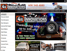 Tablet Screenshot of 4xinnovations.com